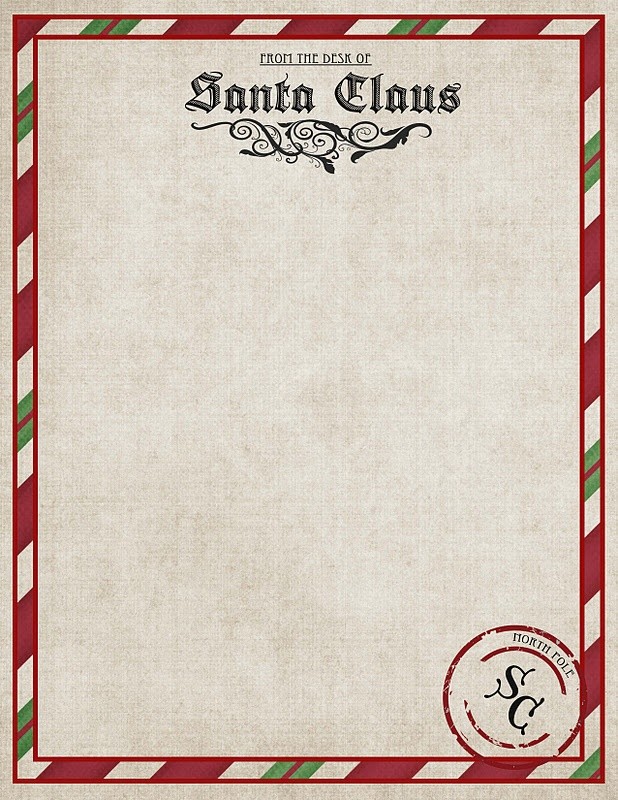 Santa Claus Letterhead Template