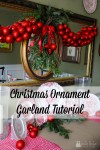 Tutorial: How to Make a Christmas Ornament Garland