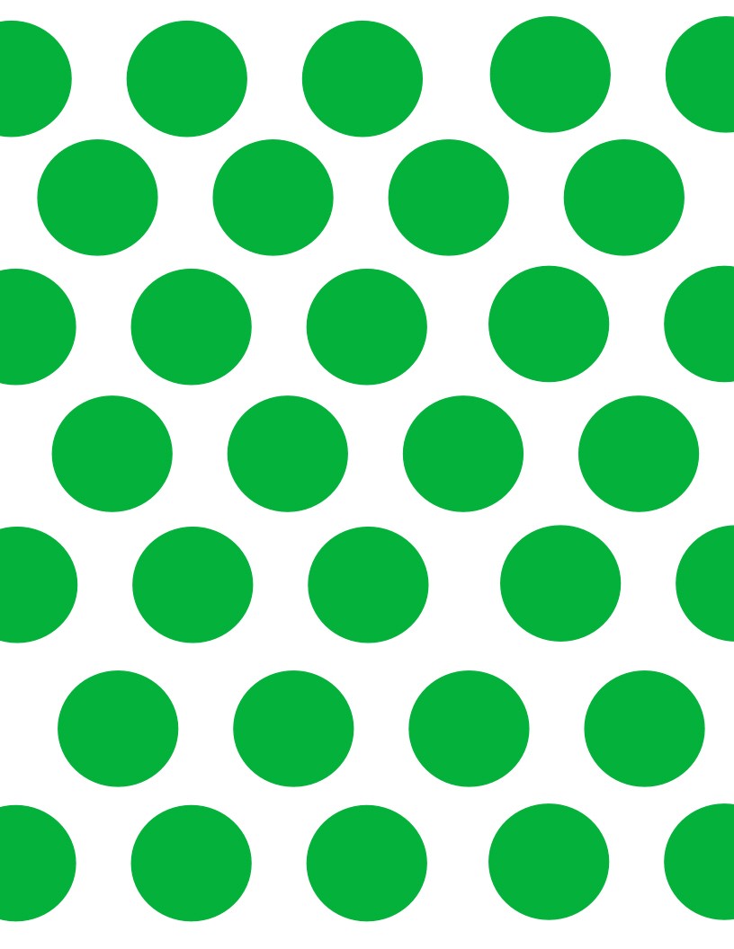 St. P large green polkadot paper | The Party Teacher