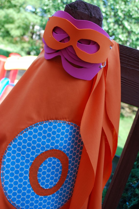 Girl's superhero birthday party - capes and masks