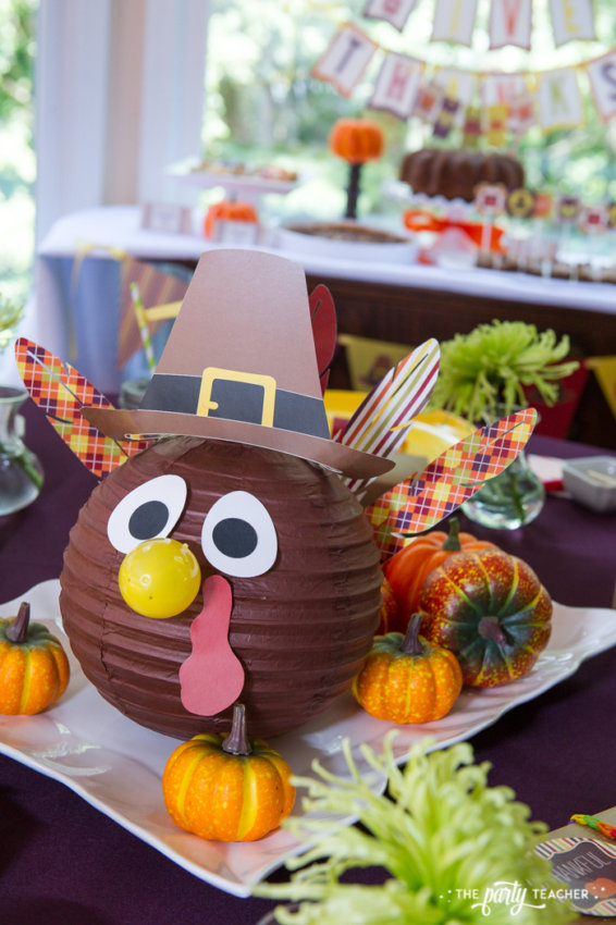 Bright and Colorful Thanksgiving Children's Table by The Party Teacher-51