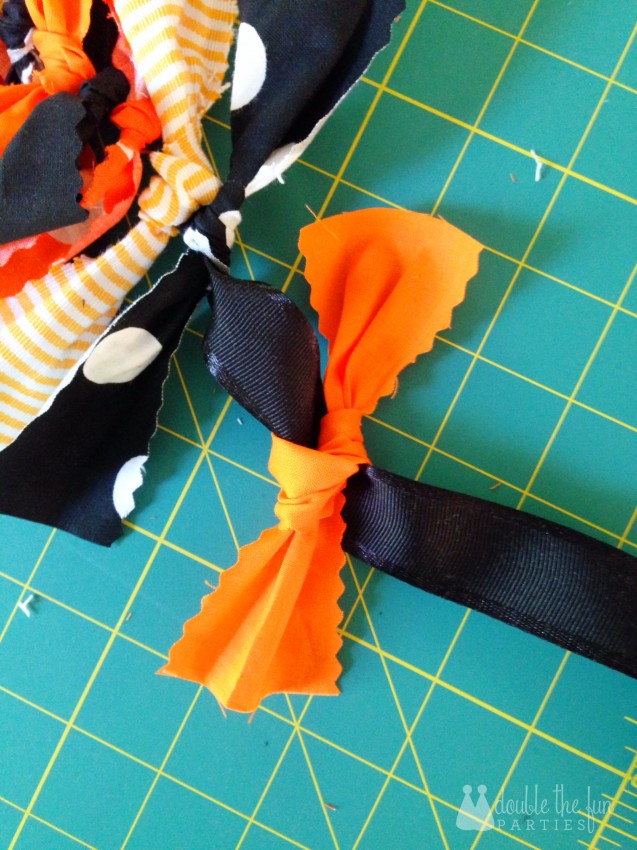 Halloween Rag Garland by Double the Fun Parties - 2716