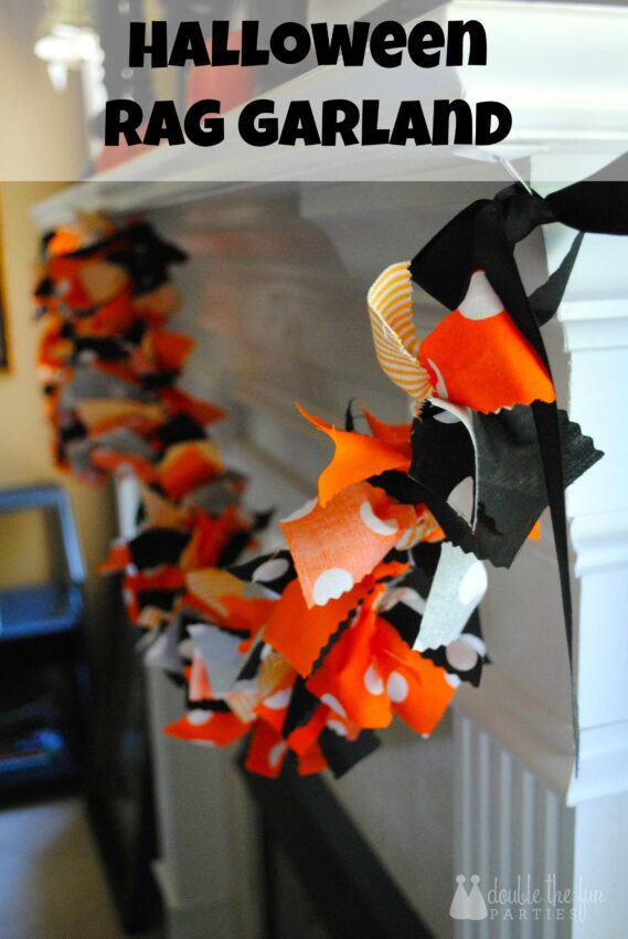 Halloween Rag Garland by Double the Fun Parties