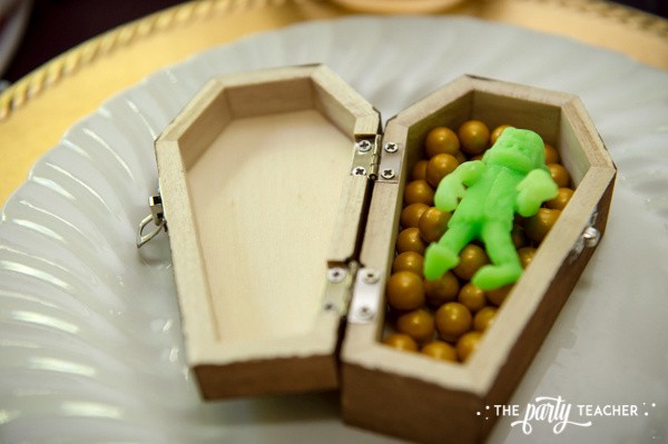Zombie Princess Party by The Party Teacher - zombie and Sixlets party favor
