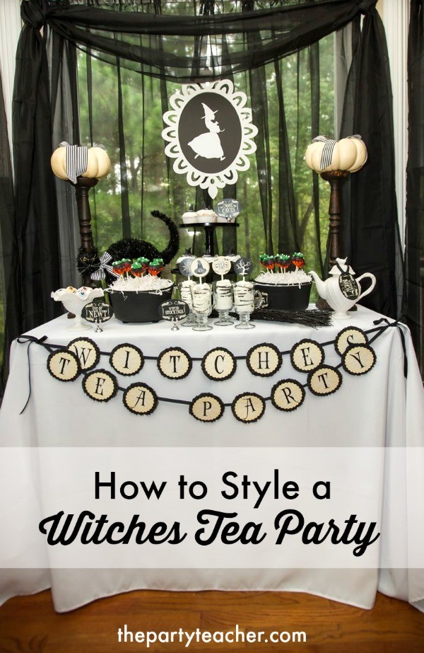 How to Style a Witch's Tea Party by The Party Teacher