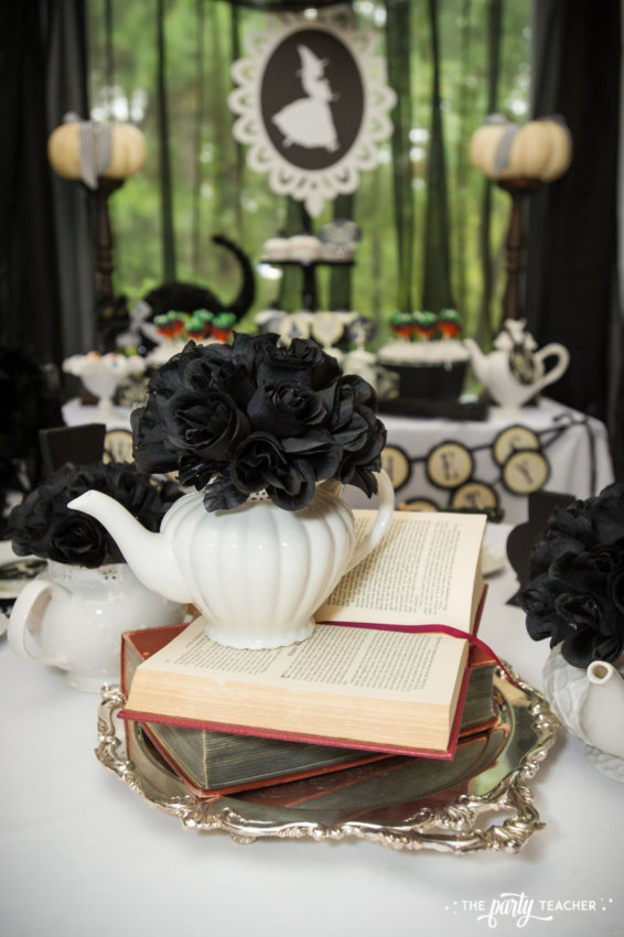 Witch's Tea Party by The Party Teacher-centerpiece