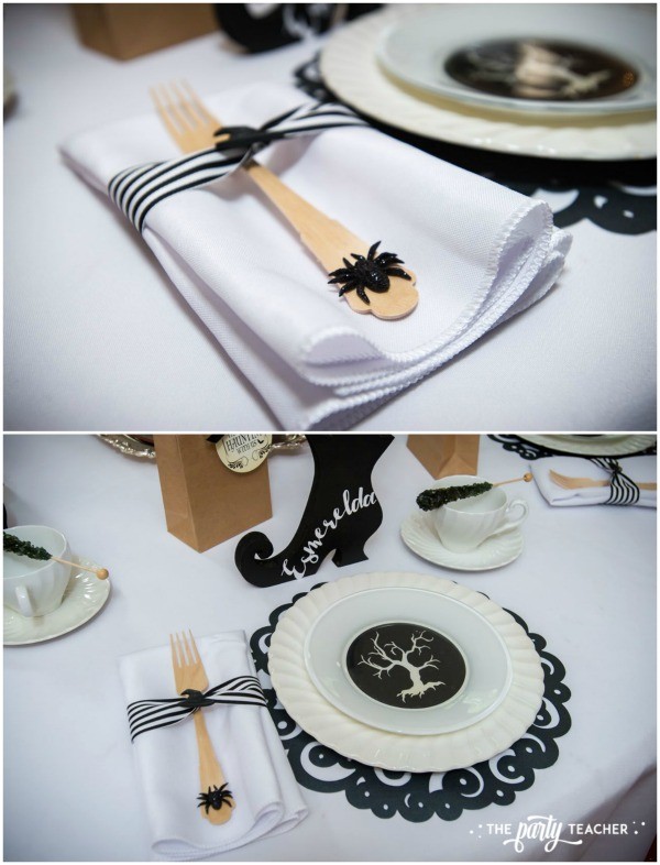 Witch's Tea Party by The Party Teacher - place setting