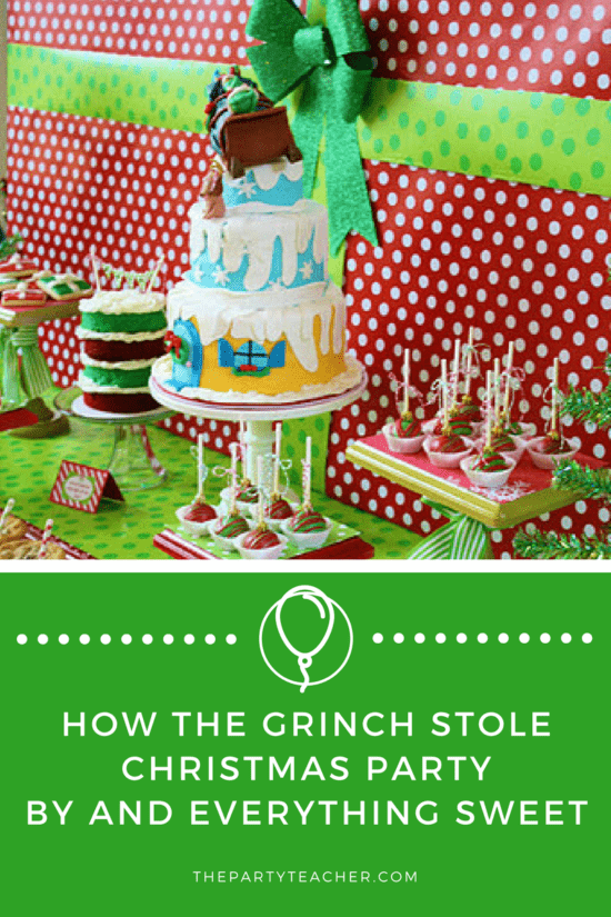 how the grinch stole christmas party theme