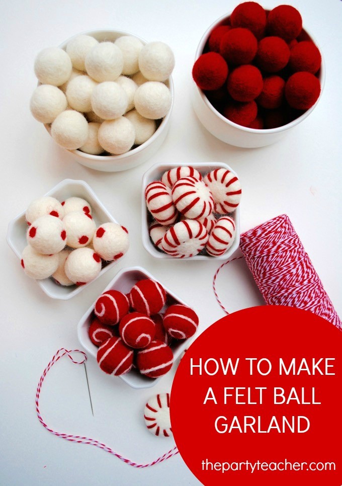 what to do with felt balls