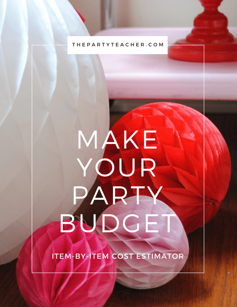 Make your party budget cover image
