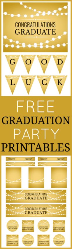 Freebie Friday: Free Graduation Party & Gift Printables - The Party Teacher