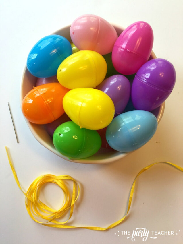 Easter egg garland by The Party Teacher-3
