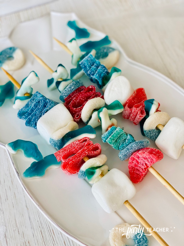 Shark Candy Kabobs by The Party Teacher - 15