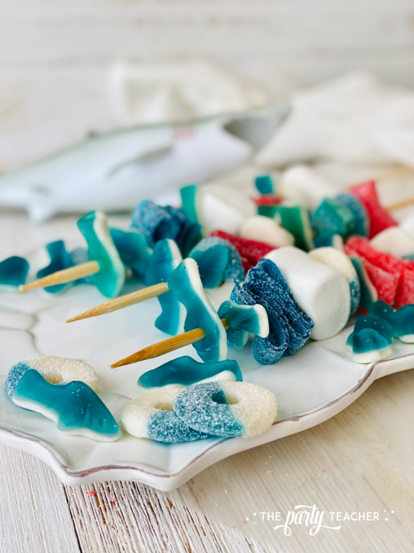Shark Candy Kabobs by The Party Teacher - 19