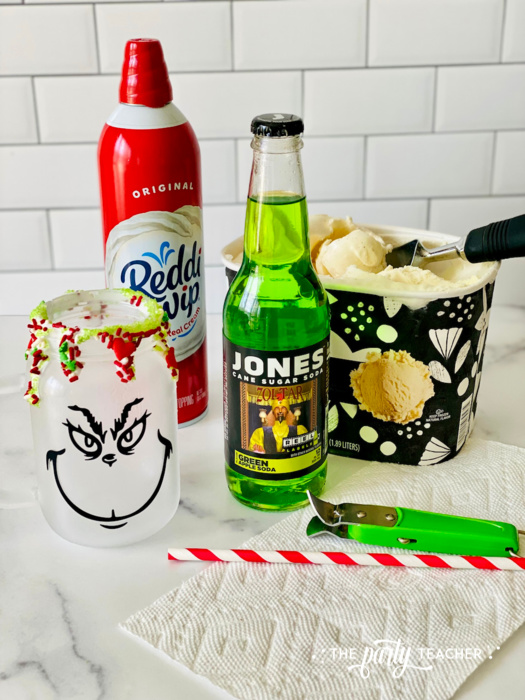 Grinch Soda Float Recipe by The Party Teacher - 6