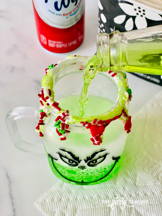 Grinch Soda Float Recipe by The Party Teacher - 7