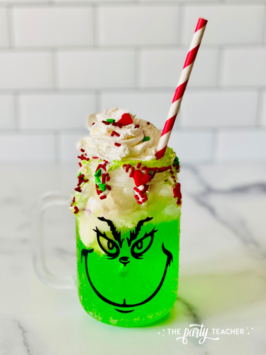 Grinch Soda Float Recipe by The Party Teacher - 8