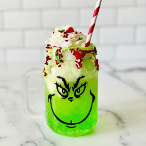 Grinch Soda Float Recipe by The Party Teacher - square 10
