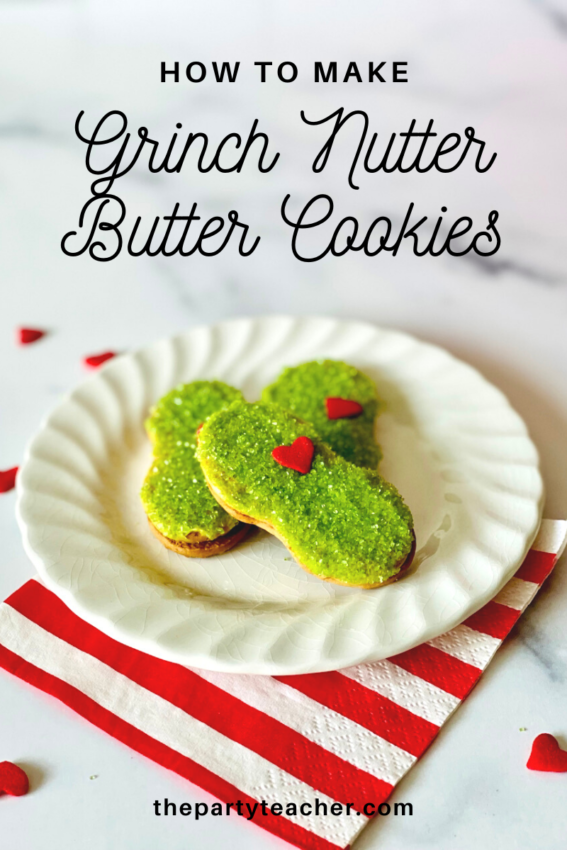 How to Make Grinch Cookies by The Party Teacher