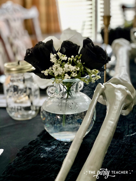 Halloween Skeleton Tablescape by The Party Teacher - 24