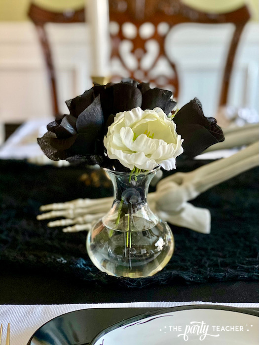 Halloween Skeleton Tablescape by The Party Teacher - 40