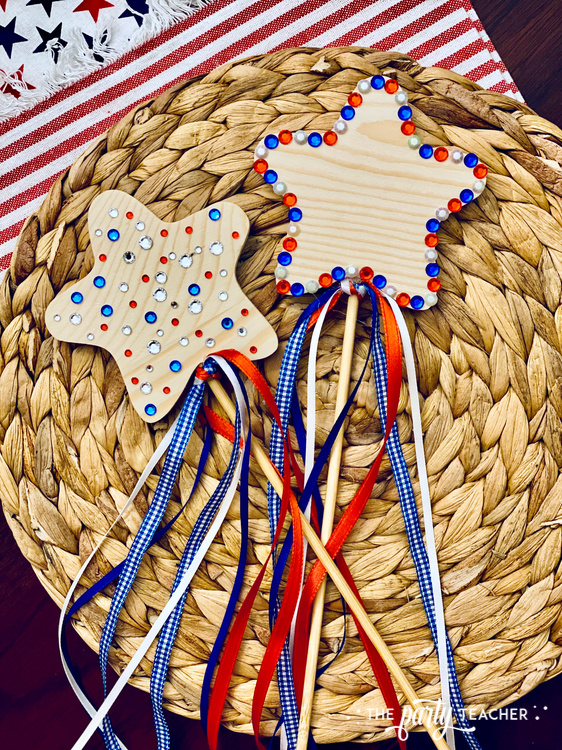 4th of July Star Wands by The Party Teacher - 12