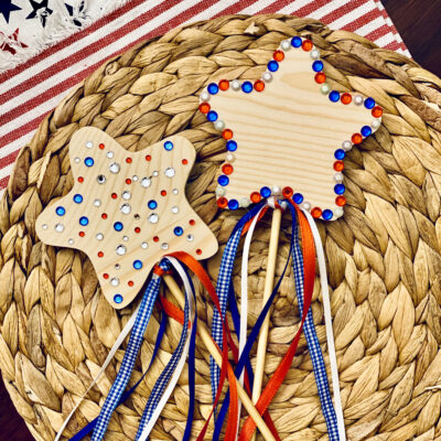 How to Make 4th of July Star Wands