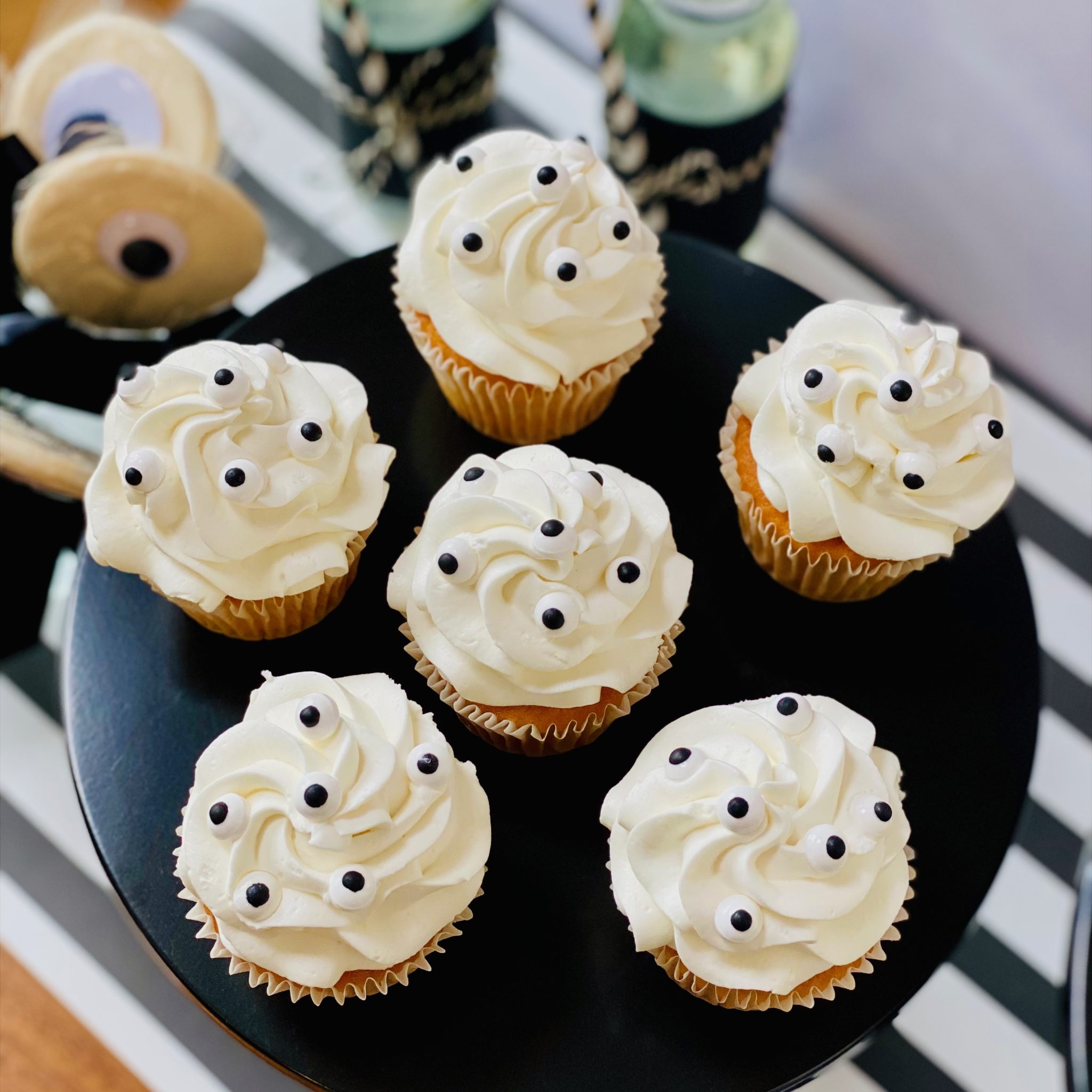 Googly Eye Halloween Dessert Table